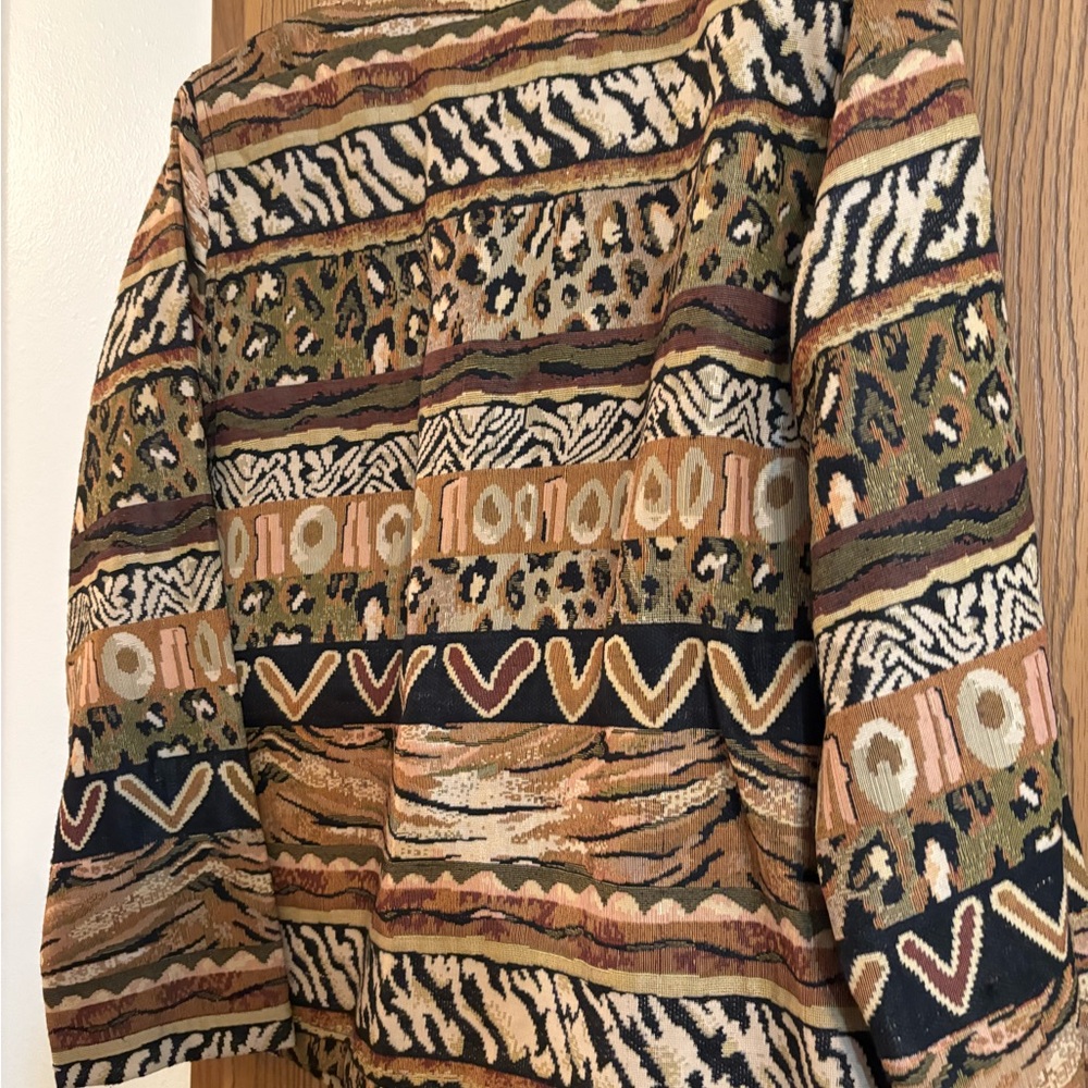 Multicolor Patterned Blazer - image 2